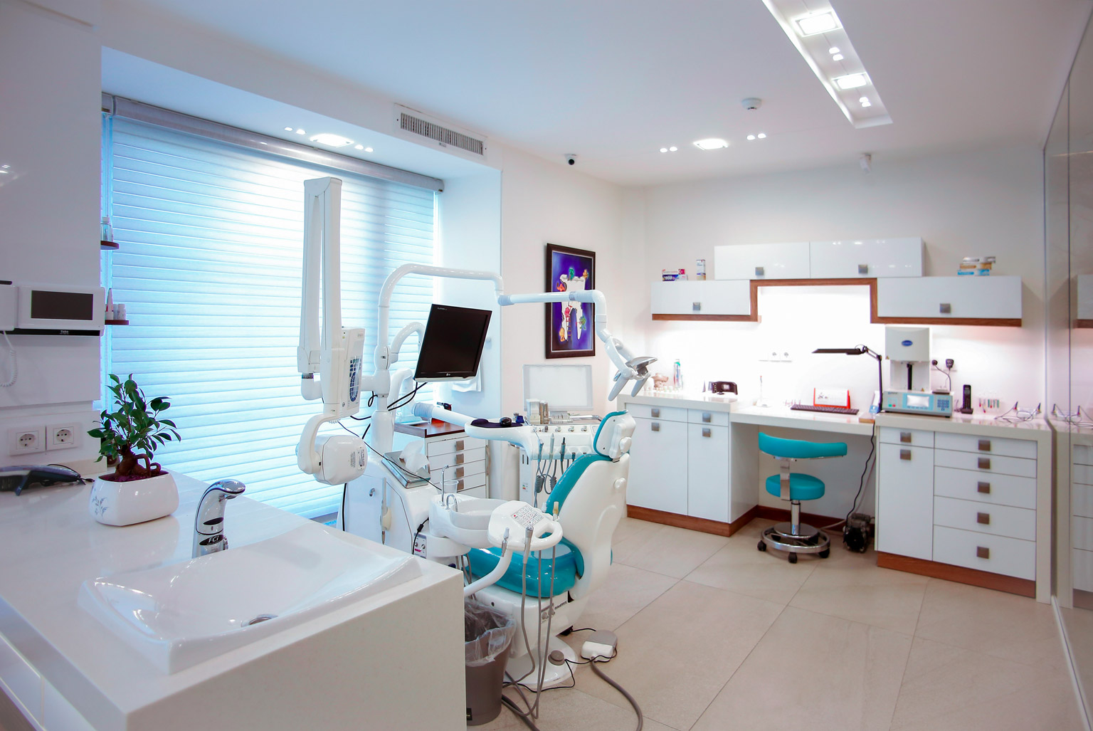 Modern dentist office